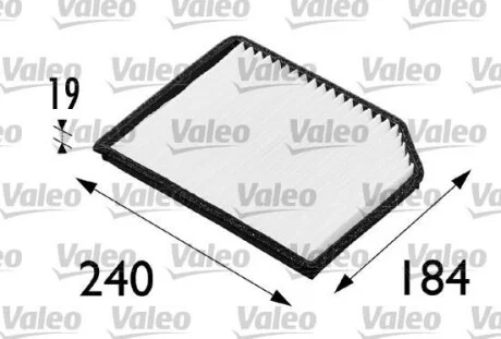 Фильтр салона тонкой очистки Valeo 698173