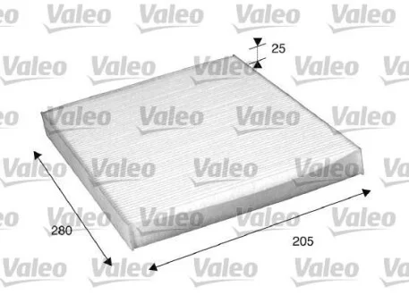 Фільтр салону тонкого очищення Valeo 698885