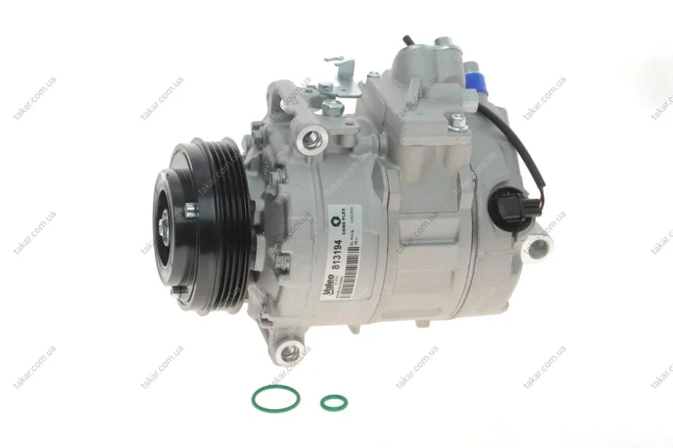 Компрессор кондиционера BMW 5 (E60), 5 (E61), 7 (E65, E66, E67), X6 (F16, F86) (выр-во) Valeo 813194 (фото 1)