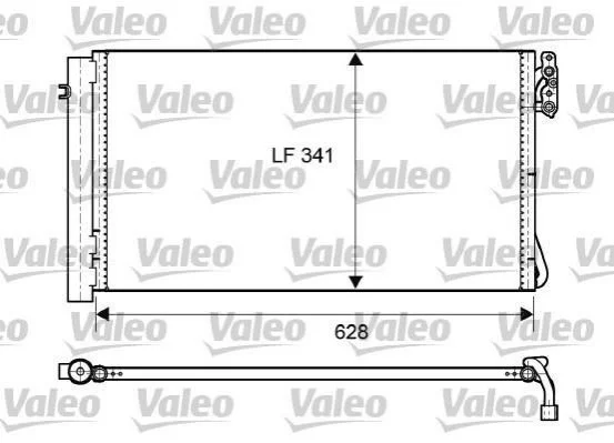 Радиатор кондиционера VALEO Valeo 814012 (фото 1)