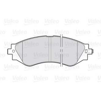 Тормозные колодки передние дисковые Valeo V301361