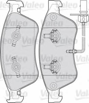 Гальмівні колодки передні дискові Valeo V598845