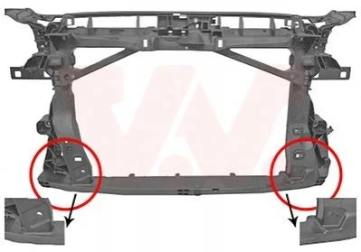 Панель передня AUDI A3 12 > 16 (вир-во) Van Wezel 0336678 (фото 1)