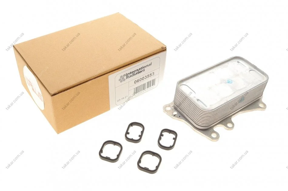 Радиатор масляный BMW 1 Serie 2.0 F20/F21 (выр-во) Van Wezel 06003553 (фото 1)