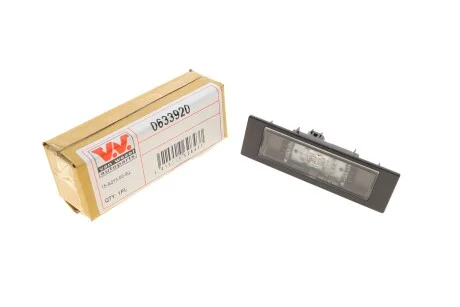 Фонарь подсветки номерного знака двусторонний Van Wezel 0633920