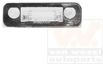 Фонарь подсветки номерного знака Van Wezel 1825920
