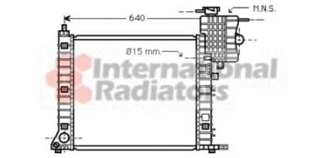 Радіатор (вир-во) Van Wezel 30002264