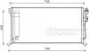 Конденсатор кондиционера MITSUBISHI LANCER (96-) 1.3-2.0i (выр-во) Van Wezel 32005220 (фото 2)