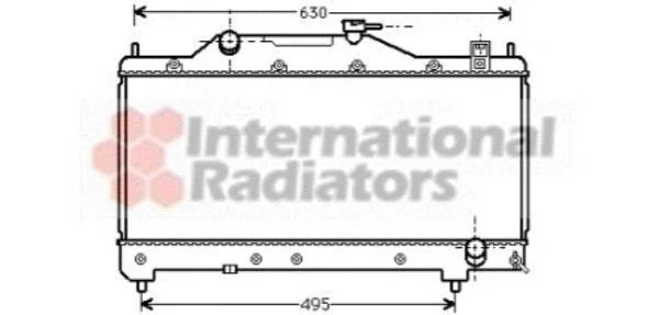 Радиатор охлаждения AVENSIS 16/18/20 MT 00-(выр-во) Van Wezel 53002283 (фото 1)