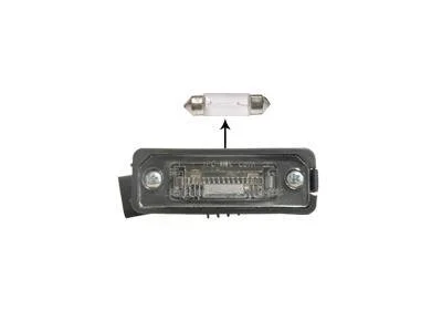 Ліхтар підсвітки ном. знаку лів.=пра. VW PASSAT 02/05 > 11/10 Van Wezel 5839920