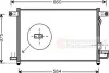 Радиатор кондиционера AVEO/KALOS 1,5i MT 02-08 Van Wezel 81005049 (фото 1)