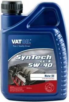 Моторна олива 1 л 5W40 Бензиновий, Дизельний, Газ Синтетична VATOIL 50034