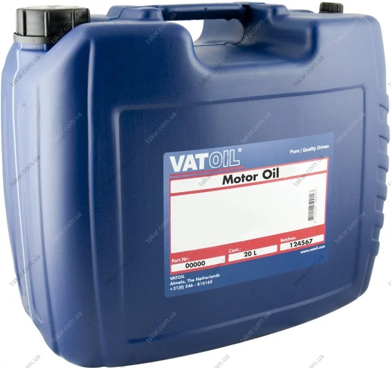 Моторное масло 20 л 5W40 Бензиновый, Дизельный, Газ Синтетическое VATOIL 50122 (фото 1)