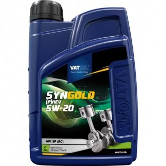 Моторное масло 1 л 5W20 Бензиновый Синтетическое VATOIL 50784