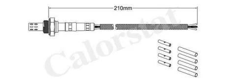Лямбда-зонд MAZDA, MERCEDES-BENZ (вир-во) Vernet LS030079