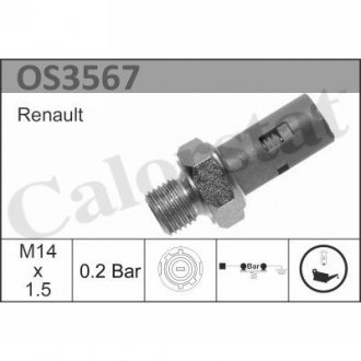 Датчик давления смазки OPEL/RENAULT/OPEL Vernet OS3567 (фото 1)