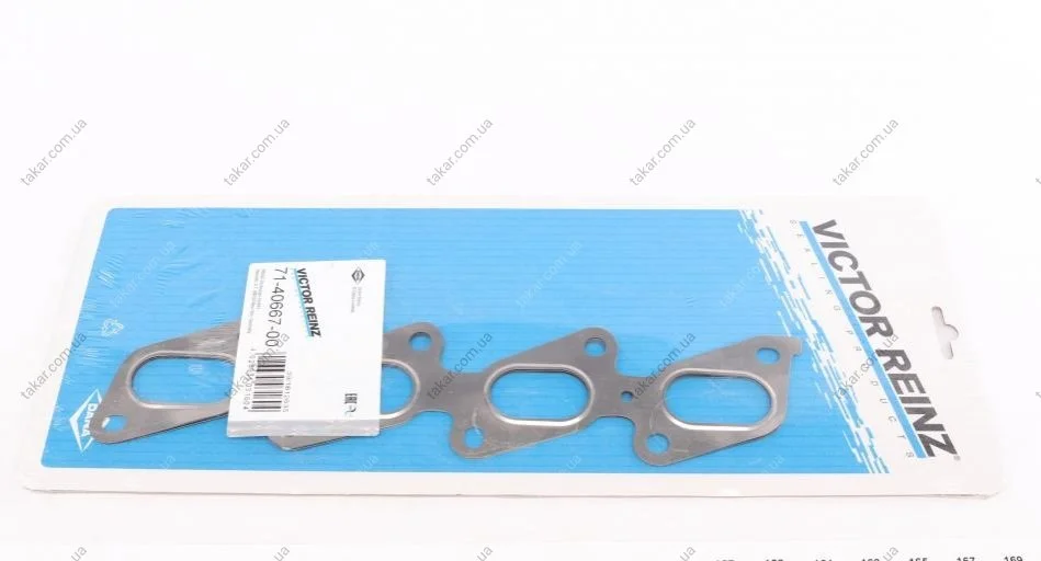 Прокладка випускного колектора Chevrolet Aveo 1.4 VICTOR REINZ 714066700 (фото 1)