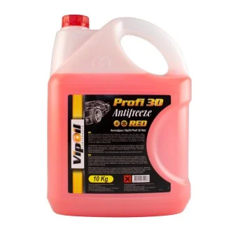 Антифриз красный, -30 °C, G12, 10 л VIPOIL 701391