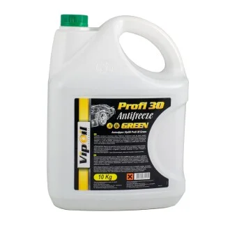 Антифриз зеленый, -30 °C, G11, 10 л VIPOIL 701394