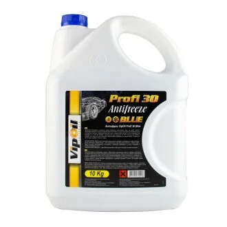 Антифриз синий, -30 °C, G11, 10 л VIPOIL 701397