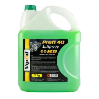 Антифриз зеленый, -40 °C, G11, 10 л VIPOIL 701408