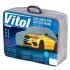 Тент (чехол) автом JC13401 L на джип/минивэн серый с подкладкой PEVA/PP Cotton 457х185х145 к.с.. VITOL 00000018810 (фото 1)