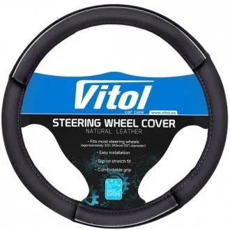 Чохол руля 17003 BK XL чорн VITOL 00000019397