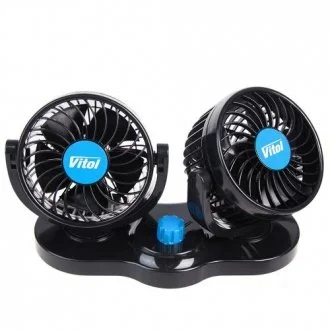 Вентилятор HX-T303-1 4" 12V 6.5W двойной две скорости VITOL 00000046540