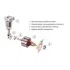 Компрессор "ViTOL" К-72 150psi/25Amp /90л/2 цилиндра/шланг 5,0м/клеммы VITOL 00000047723 (фото 3)