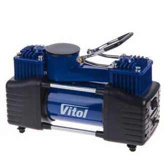 Компресор "ViTOL" К-72 150psi/25Amp /90л/2 циліндра /шланг 5,0м/клеми VITOL 00000047723