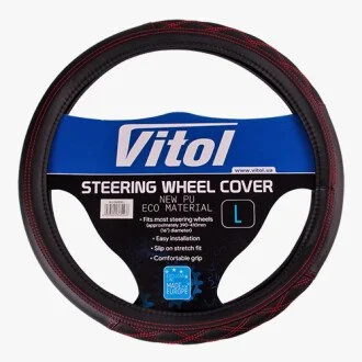 Чехол на руль VLU-2402001 L черный/БУ (VLU-2402001 L) VITOL 00000061361