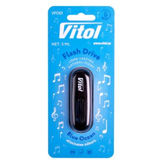 Освіжувач повітря Flash Drive Blue Ocean VITOL 00000061583