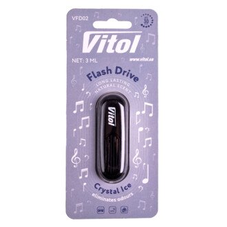 Освіжувач повітря Flash Drive Crystal Ice VITOL 00000061584