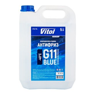 Антифриз G11 Blue 5л (VTA-114) VITOL 00000062226