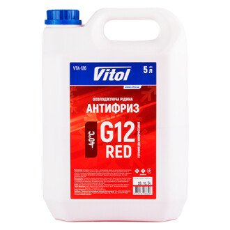 Антифриз G12 Red 5л (VTA-126) VITOL 00000062289