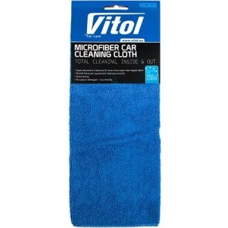 Серветка мікрофібра VSC3030 30х30см синя VITOL 45533