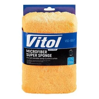 Губка для миття авто мікрофібра (VSC-1557) VITOL 53433