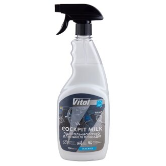 Поліроль-молочко для панелі приладів BlackIce 750мл VITOL 64510