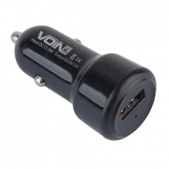 Автомобильное зарядное устройство VOIN C-36209, 1USB (12/24V - 5V 3,0A) Voin 00000051349