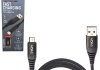 Кабель CC-4202M BK USB - Micro USB 3А, 2m, black (быстрая зарядка/передача данных)) Voin 00000053560 (фото 1)