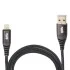Кабель VOIN CC-4201L BK USB - Lightning 3А, 1m, black (быстрая зарядка/передача данных)) Voin 00000053575 (фото 3)