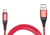 Кабель CC-4201M RD USB - Micro USB 3А, 1m, red (быстрая зарядка/передача данных)) Voin 00000053578 (фото 3)