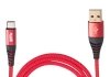 Кабель CC-4201C RD USB - Type C 3А, 1m, red (быстрая зарядка/передача данных)) Voin 00000053579 (фото 3)