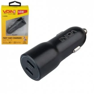 Автомобильное зарядное устройство VOIN 45W, 2PD 45W, 12/24V (C-45312Q) Voin 00000060373