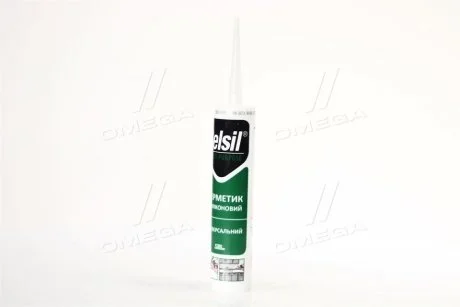 Герметик силиконовый SELSIL: V=310мл. прозрачный [25], шт(VIROK) Vorel 20V002