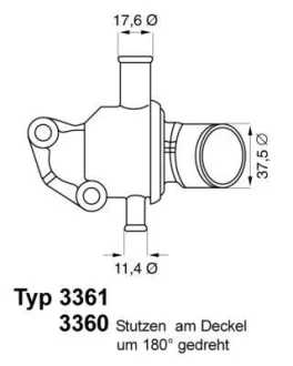 Термостат WAHLER 336087D