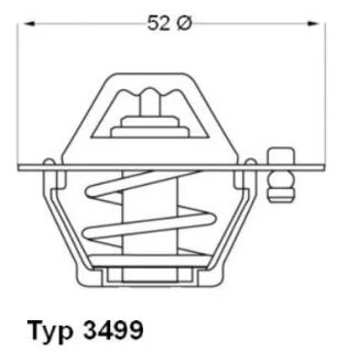 Термостат WAHLER 349988D