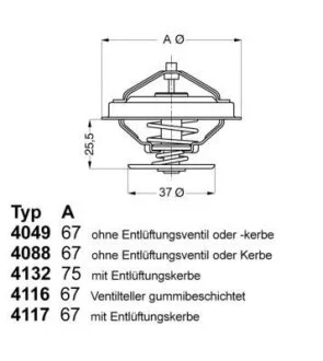 Термоастат (вир-во Wahler) WAHLER 4049.80D