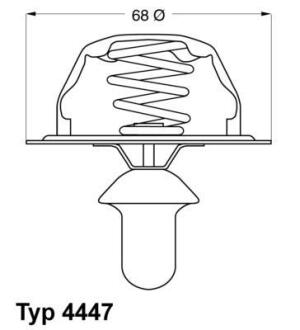 Термостат WAHLER 444785D