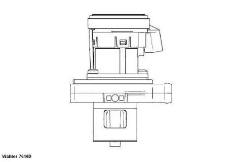 Клапан рециркуляцiї WAHLER 7610D
